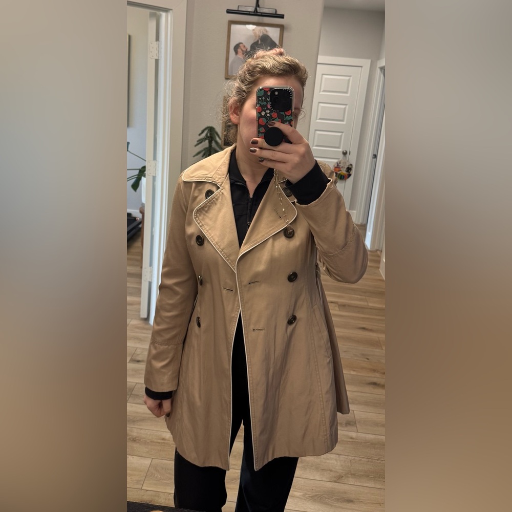 Beige trench